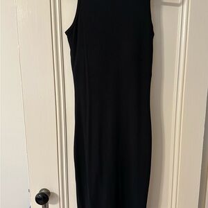 Popilush Bodycon Dress Built In Shapewear Black